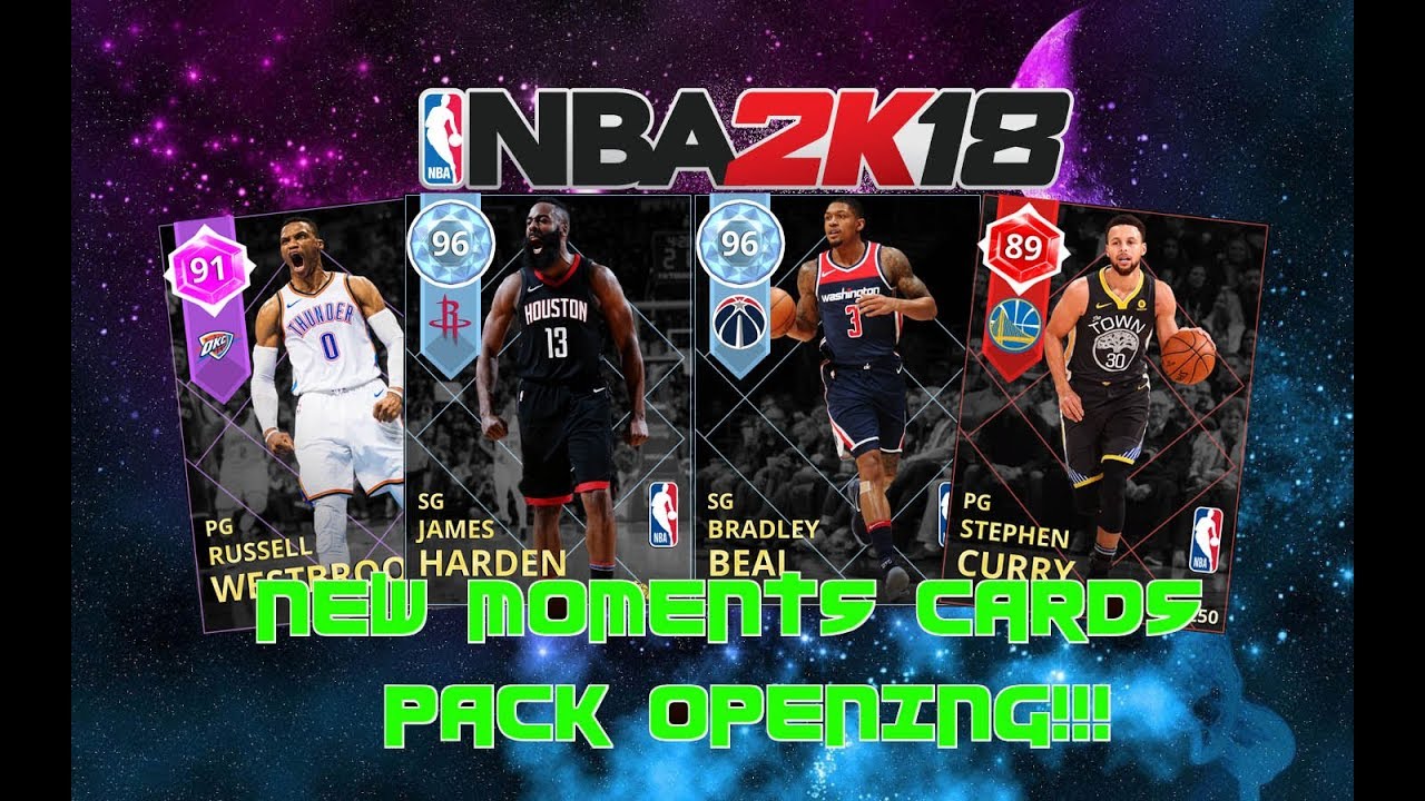 DIAMOND PULL!!! NEW MOMENTS CARDS DIAMOND BEAL & HARDEN NBA 2K18 MYTEAM MOMENTS PACK OPENING