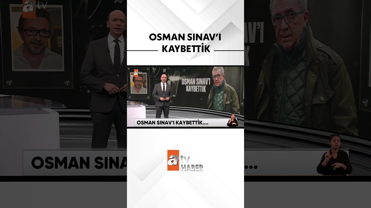 Usta y&ouml;netmen Osman Sınav hayatını kaybetti #atvhaber  #sinema  #y&ouml;netmen #OsmanSınav
