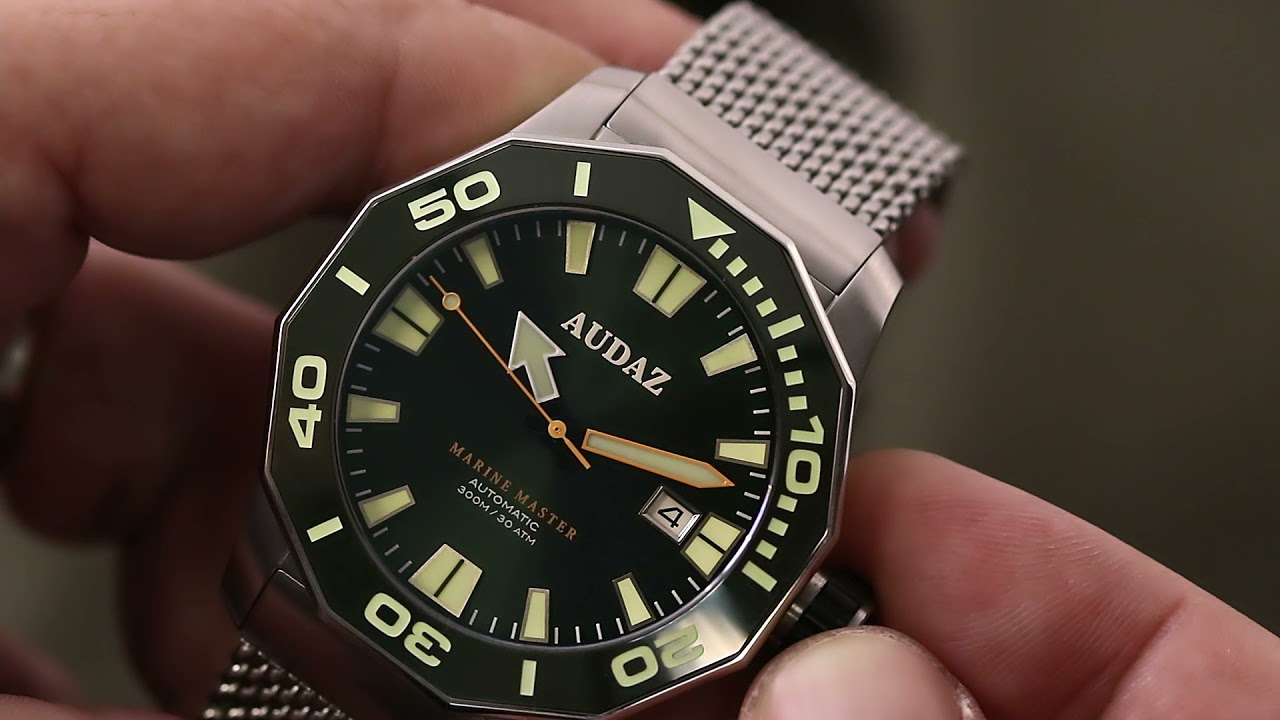 AUDAZ MARINE MASTER - GREEN DIAL