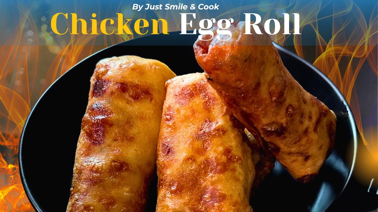 Golden and Crispy Chinese Chicken Egg Rolls: A Perfect Appetizer