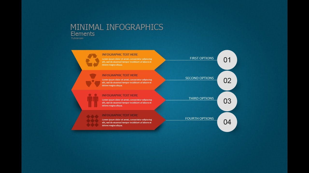 Photoshop Tutorial Graphic Design | Infographic Minimal And Clear
