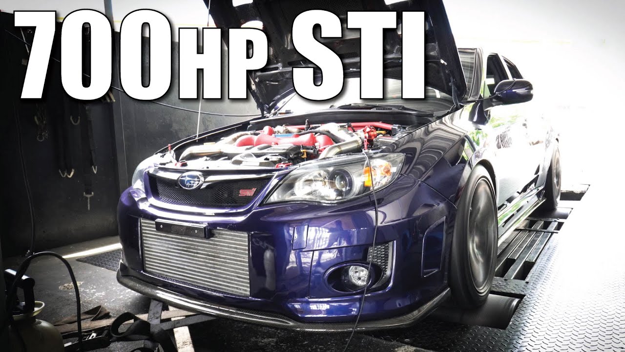 Big Turbo +700HP Subaru WRX STI Hatch Dyno Session | DIPR Vlogs