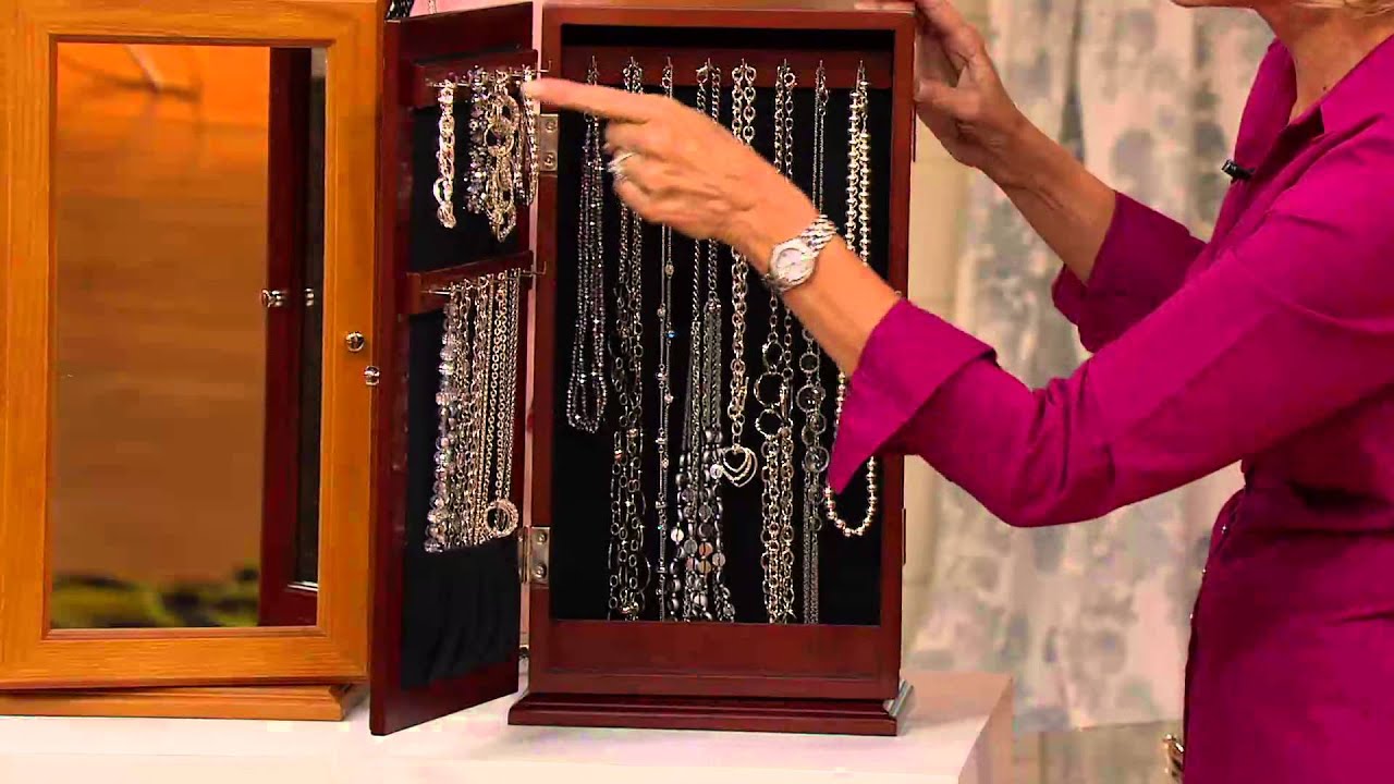 Tabletop Spinning MirroredJewelry Safekeeper by Lori Greiner with Dan Hughes