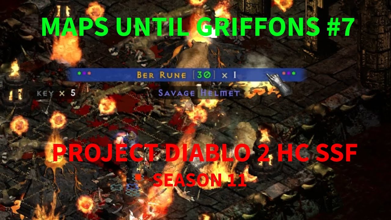КАРТЫ ДО ГРИФФОНОВ #7 — Я прошёл 50 карт за каждый предмет, кроме грифонов | Project Diablo 2 HC ...