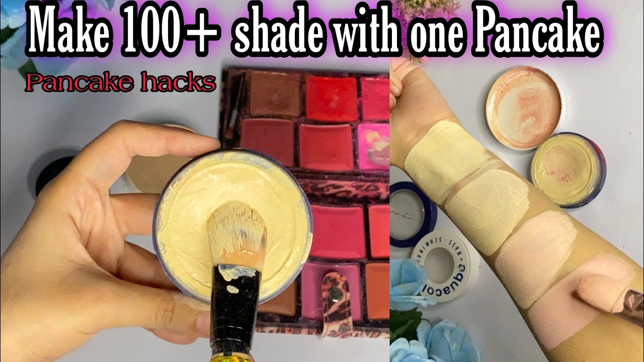 Make 100+ Shades with One Foundation || Pancake hacks || #makeup #pancake #beautyhacks #parlor