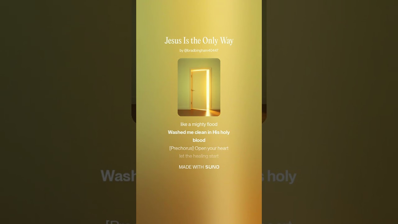 Jesus is the only way
