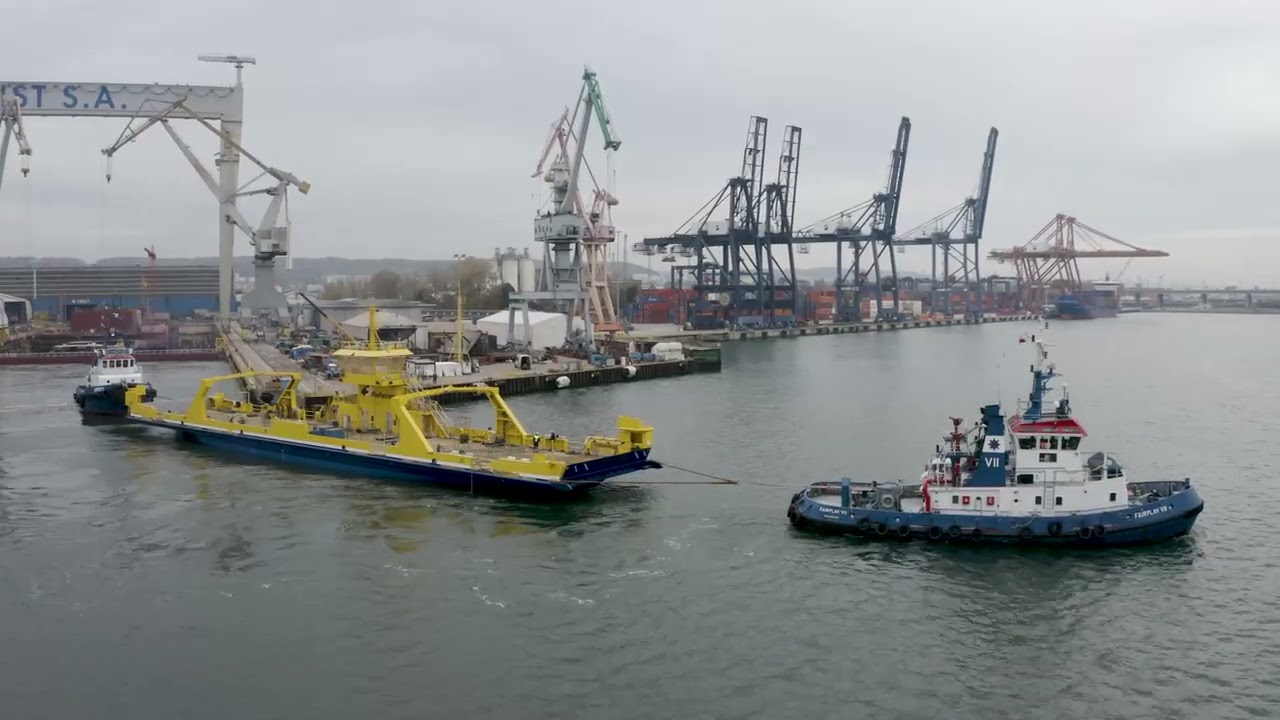 Launching P317 ( hybrid-ferry)