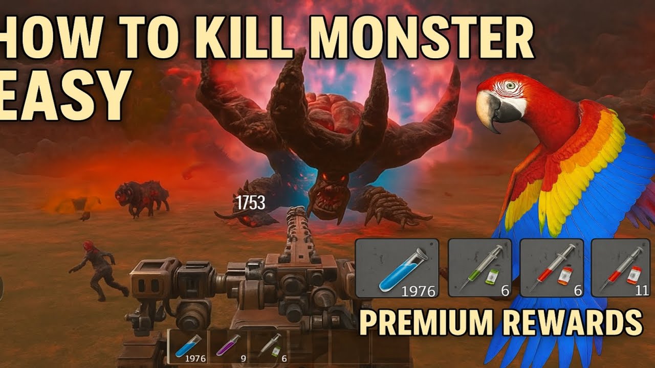 How to Kill Monster Easy🔥 | Unlock Rare & Premium Rewards in Last Island of Survival 