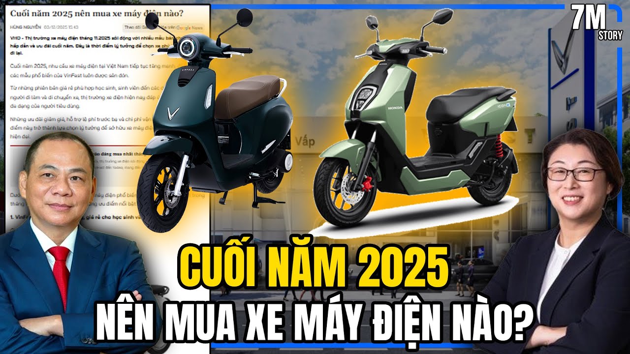 CUỐI NĂM 2025 NÊN MUA XE MÁY ĐIỆN NÀO?