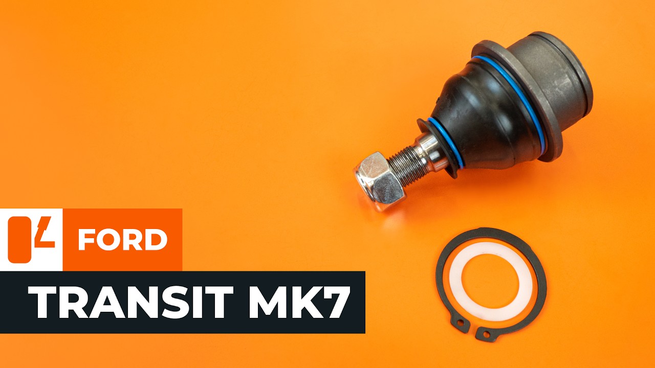 Cómo sustituir: rótula, parte delantera, en FORD TRANSIT MK7 [TUTORIAL DE AUTODOC]