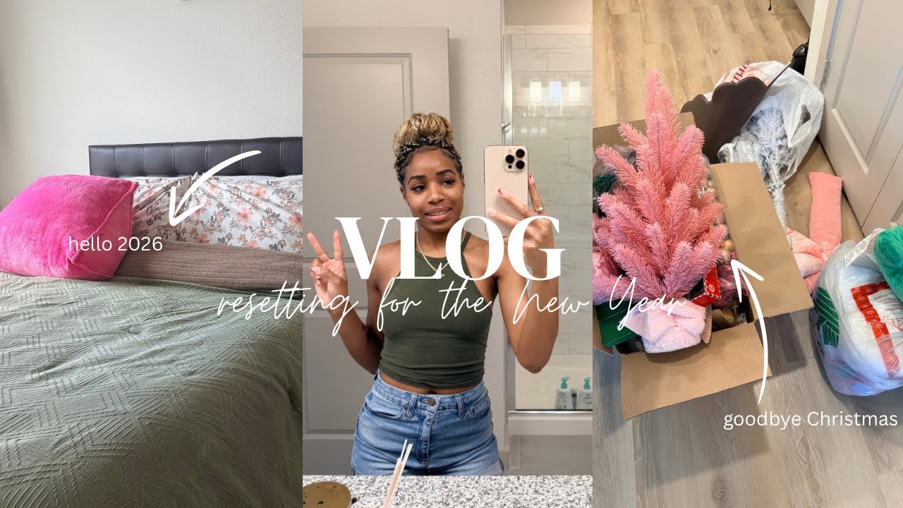 Living Alone Diaries 014 // resetting for the New Year✨ | clean & declutter w/me 