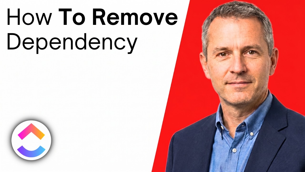 How to Remove Dependency In ClickUp (Quick Guide)