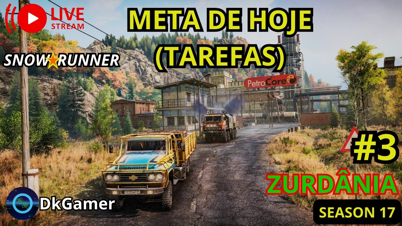 SNOWRUNNER (MODO HARD) | BORA TRABALHAR | ZURDÂNIA | DIA 3