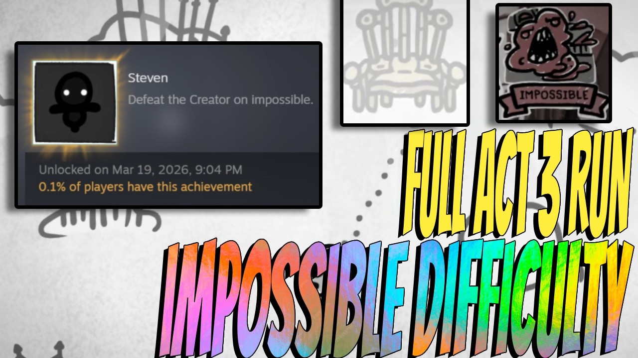 Act 3 Impossible Difficulty full run | Mewgenics