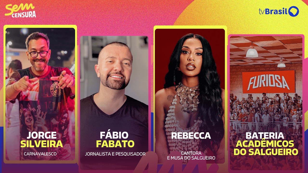 🔴 SEM CENSURA RECEBE JORGE SILVEIRA, FÁBIO FABATO, REBECCA E BATERIA DO SALGUEIRO