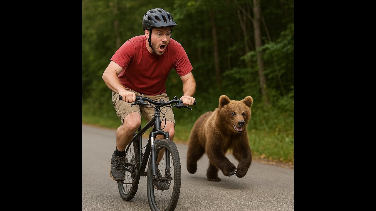 I put Spongebob chase music over some guy running away from a bear