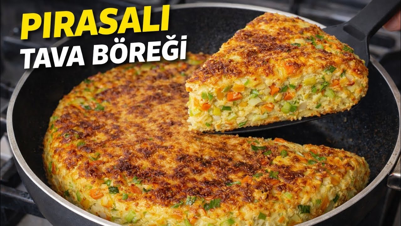 PIRASALI TAVA BÖREĞİ❗GLUTENSİZ Nefis Bir Kahvaltılık