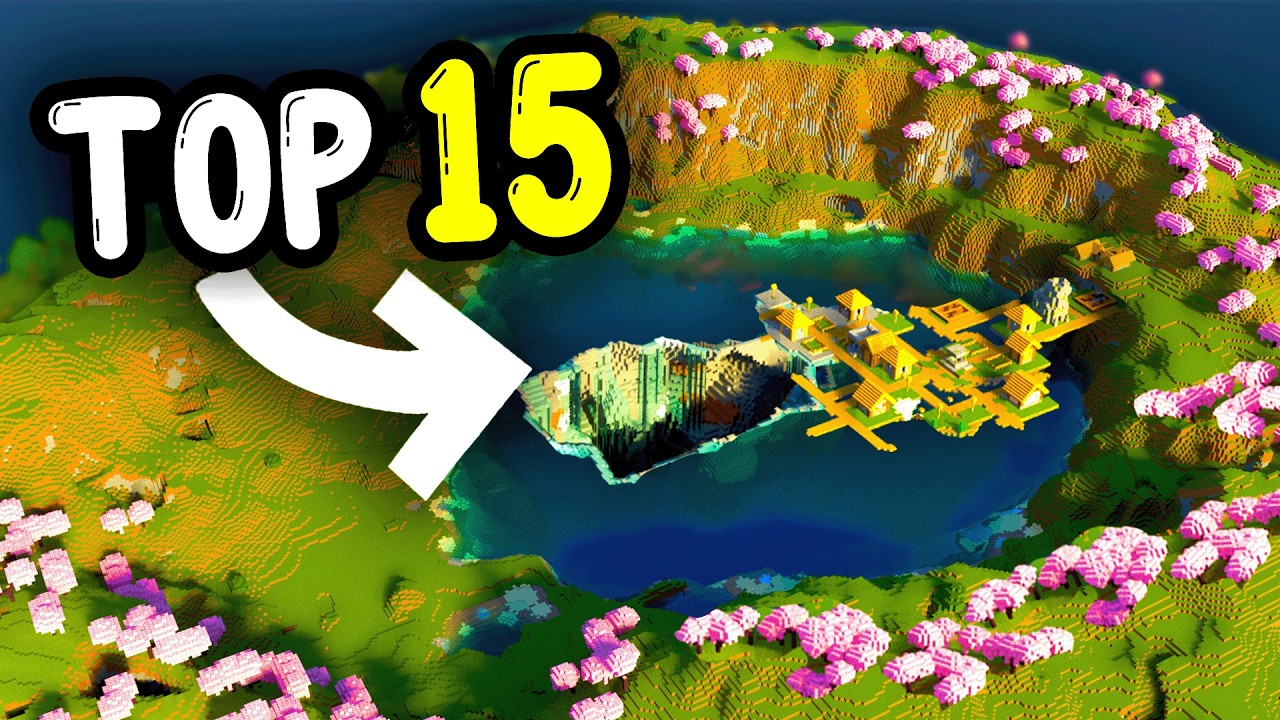 ТОП-15 ЛУЧШИХ СИДОВ ДЕРЕВЕН Minecraft Bedrock 1.21!