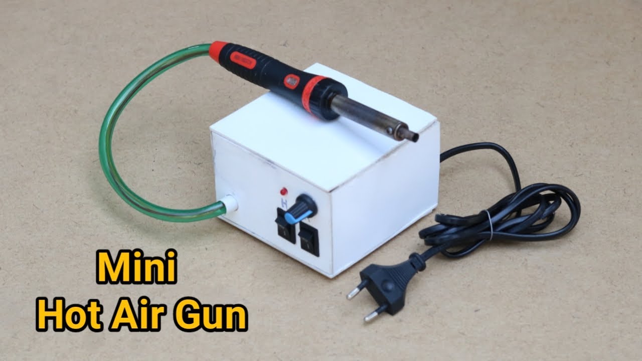 How To Make A Hot Air Gun Using Old Soldering Iron | Hot Air Gun Soldering | Heat Gun | Hot Air Gun