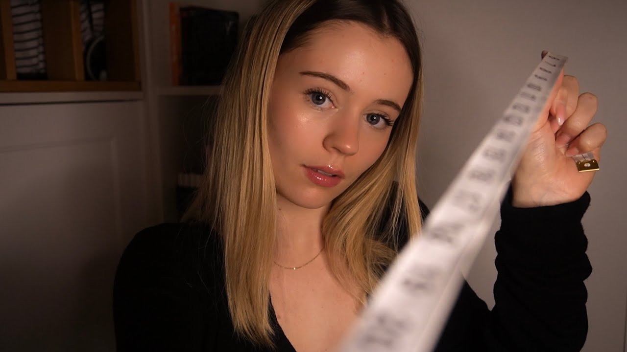 ASMR | je note toutes tes mesures en chuchotant