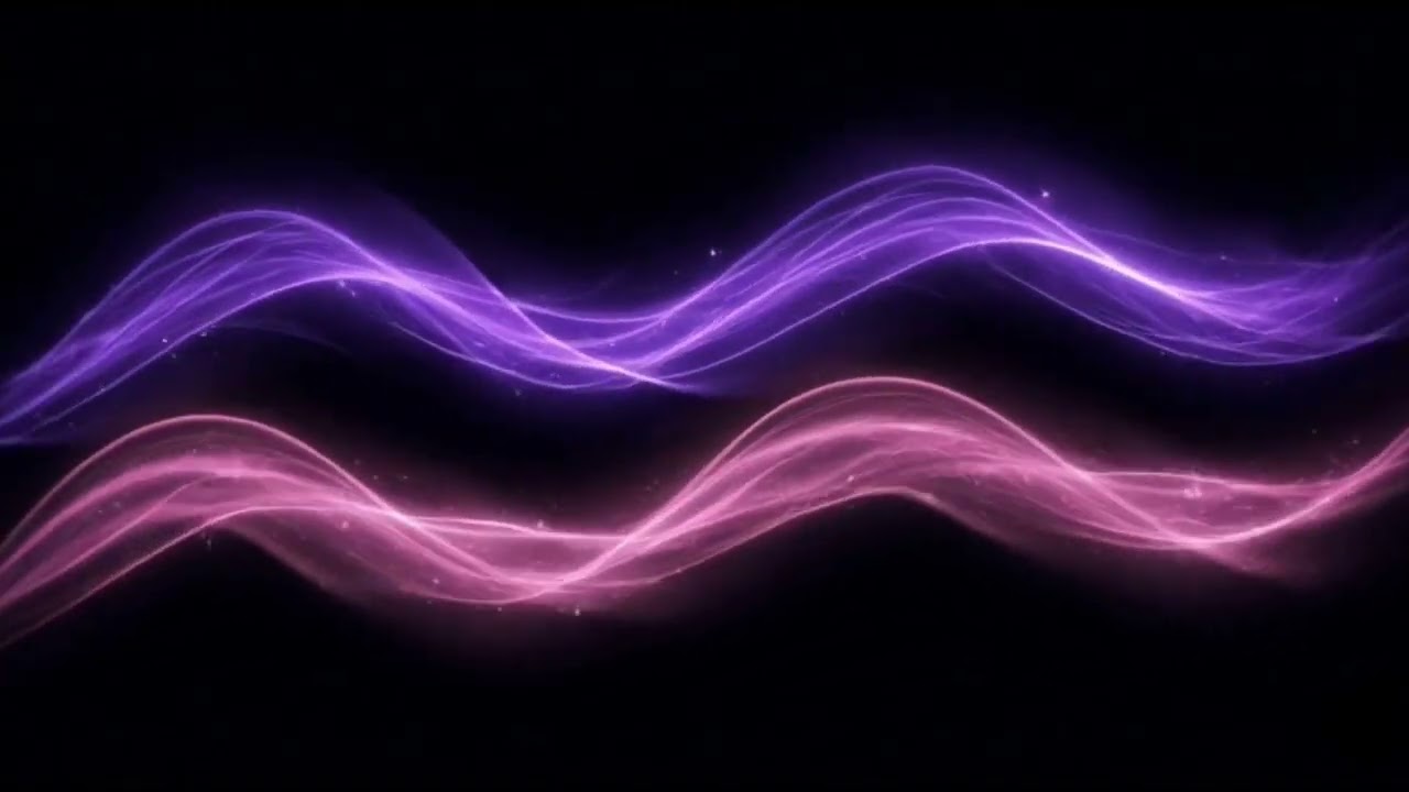 💫Electric Wave Energy Loop 1 Hour Hypnotic Calming Energy Motion 💫ASMR sleeping relaxing sound