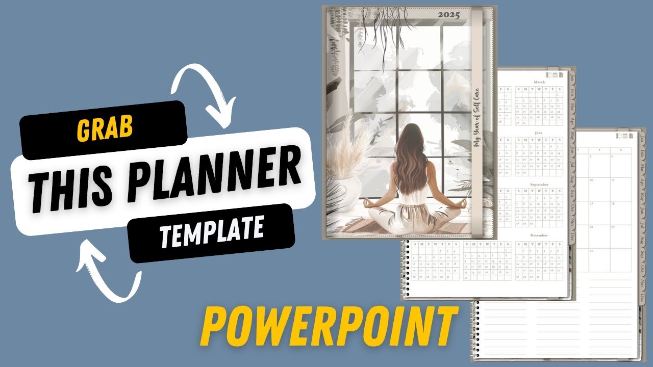 How to Customize the PowerPoint Digital Planner Template | Easy Step-by-Step Tutorial