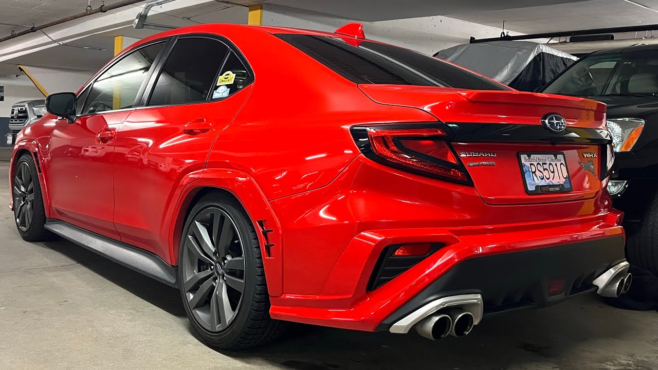 Установка: бампер под цвет кузова WRX от Aeroflow Dynamics