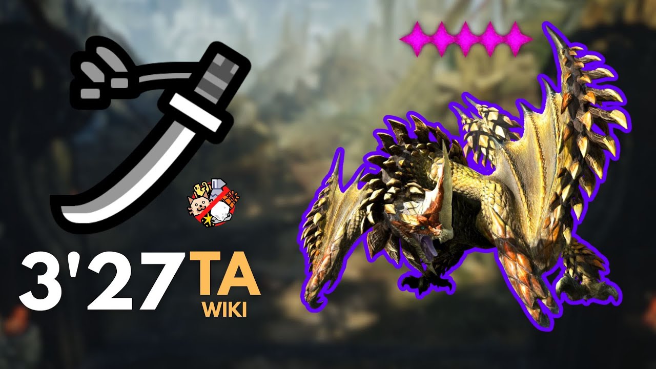 5✦ Tempered Seregios VS Longsword | 3'27 TA wiki rules | MHWilds