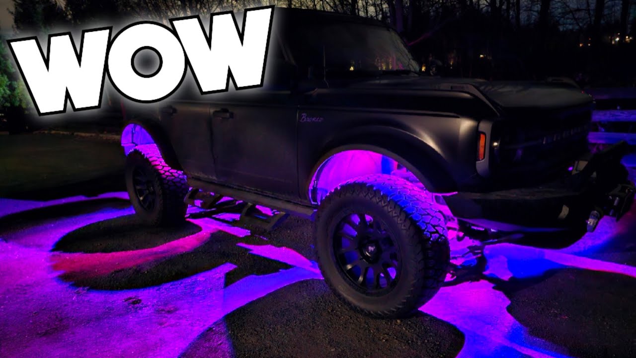 HOW TO INSTALL ONEUPLIGHTING ROCK LIGHTS ON A FORD BRONCO