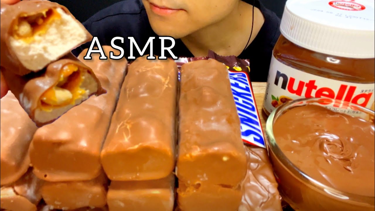 【咀嚼音】スニッカーズ限界チャレンジ！Snickers Snickers Ice Cream/ASMR/EatingSounds/Mukbang/먹방