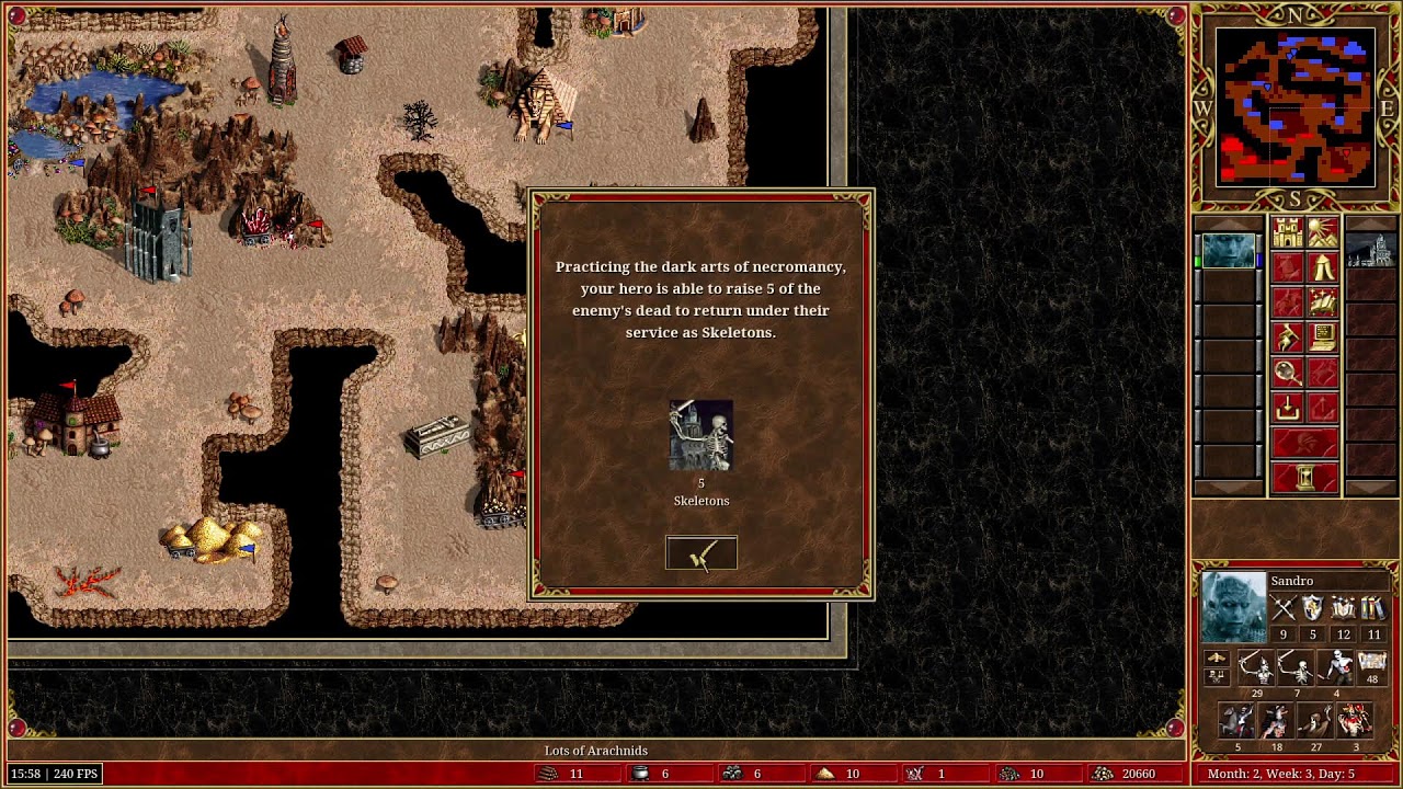 Heroes III - @vcmi 1.7.2 stable - Custom Map - part 1 - not a good start