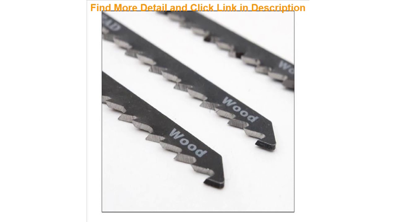 Slide T144D HCS T-Shank Jigsaw Blades Curve Cutting Tool Kits For Wood Plastic 5PCS/SET