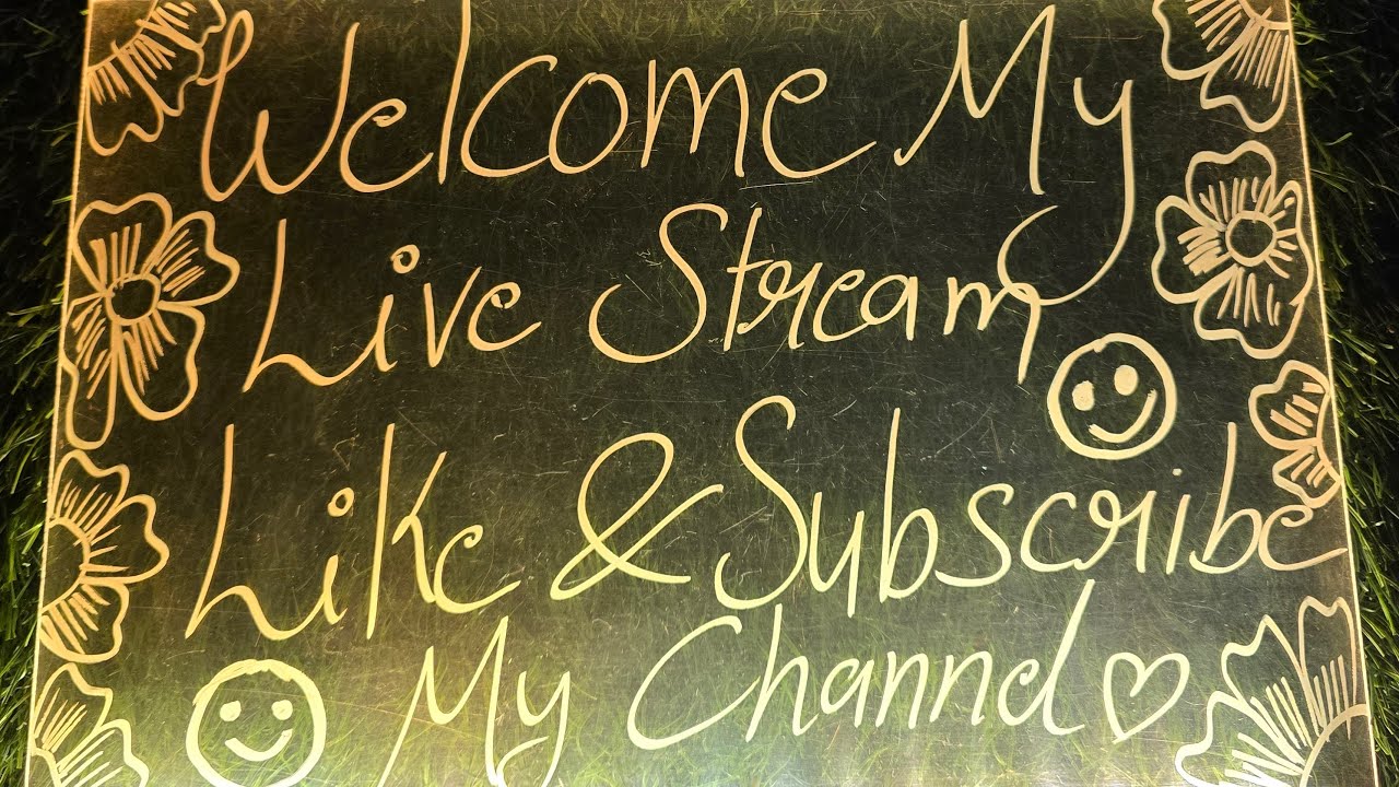 writing my cute subscribers name on Acrylic led board ❤️