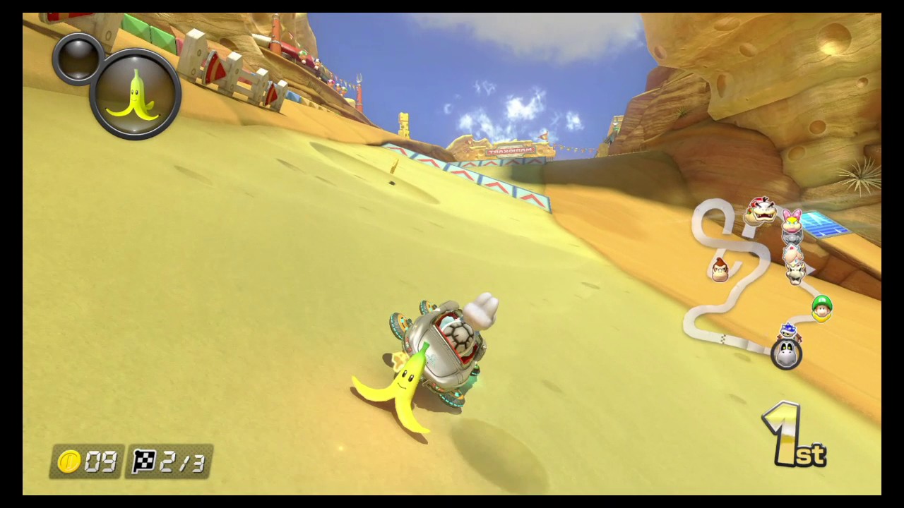 Mario Kart 8 Deluxe playthrough - Dry Bones - Mirror Mode Crossing cup