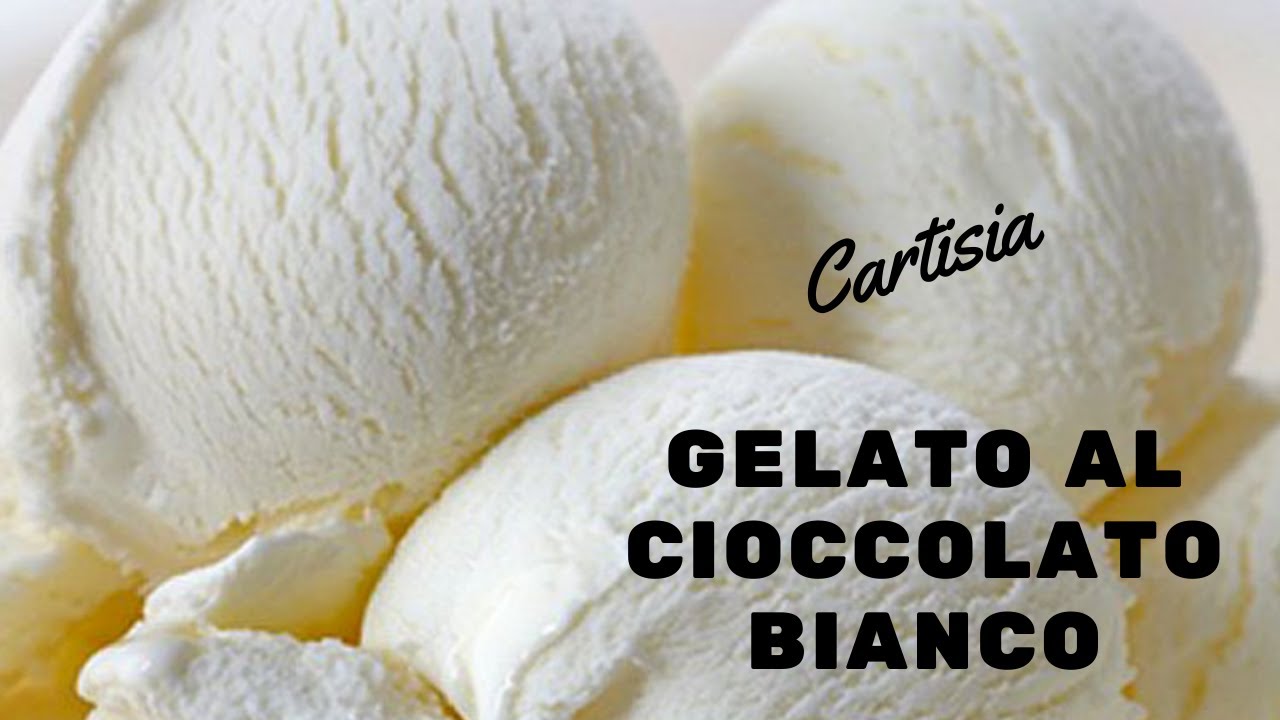 GELATO AL CIOCCOLATO BIANCO CON GELATIERIA Cremoso e Buonissimo