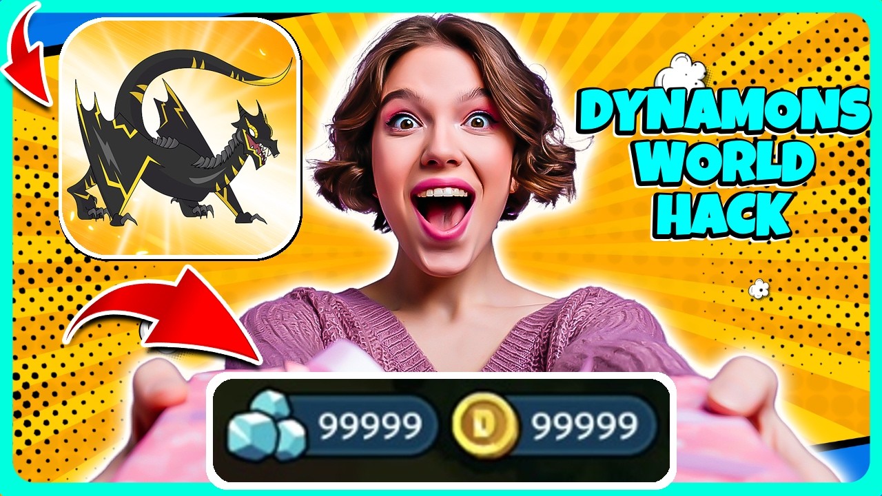 Dynamons World Hack 2026 Unlimited Gems, Money, Unlock All Dynamon, Map, Free level up snack Mod APK