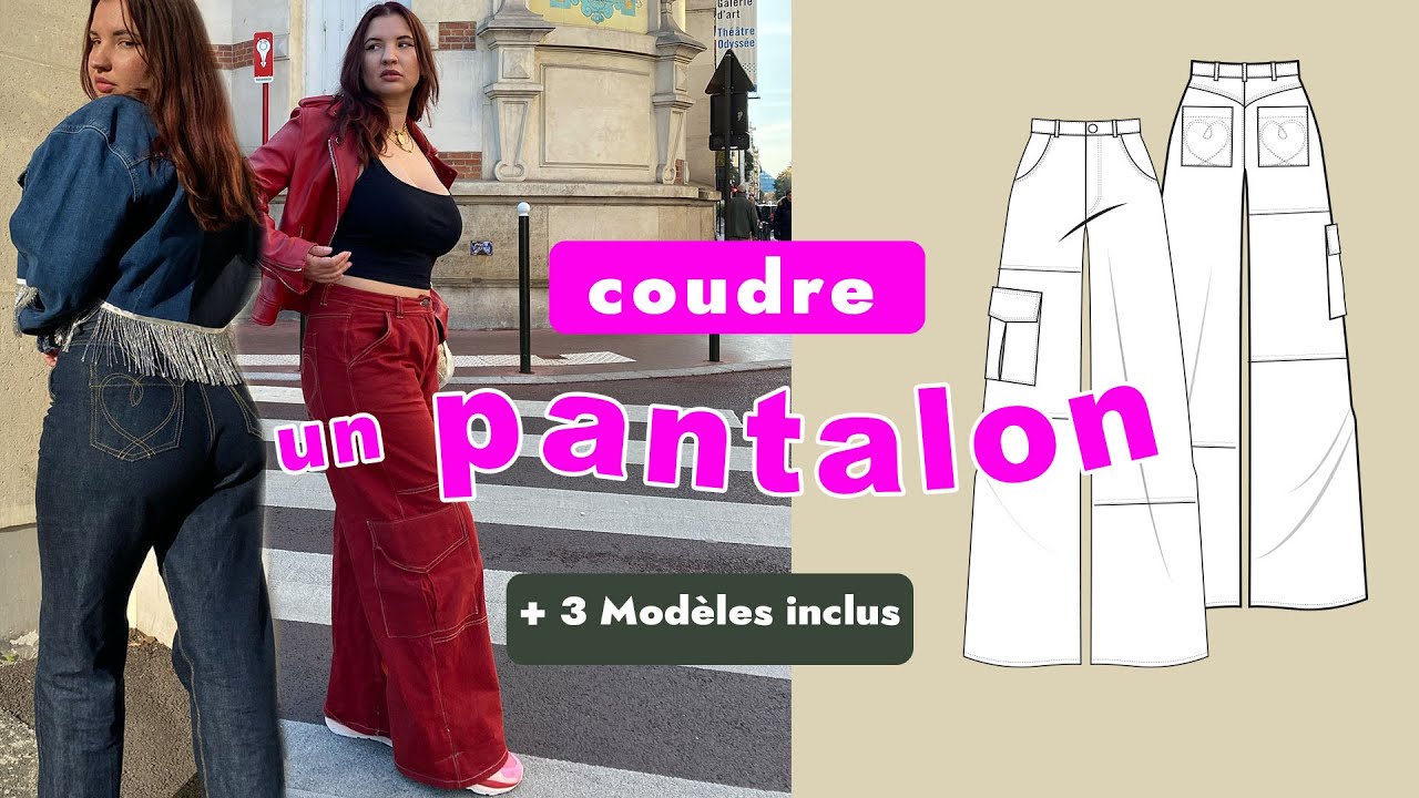 DIY 🧵 COMMENT COUDRE UN JEAN  - + PATRON