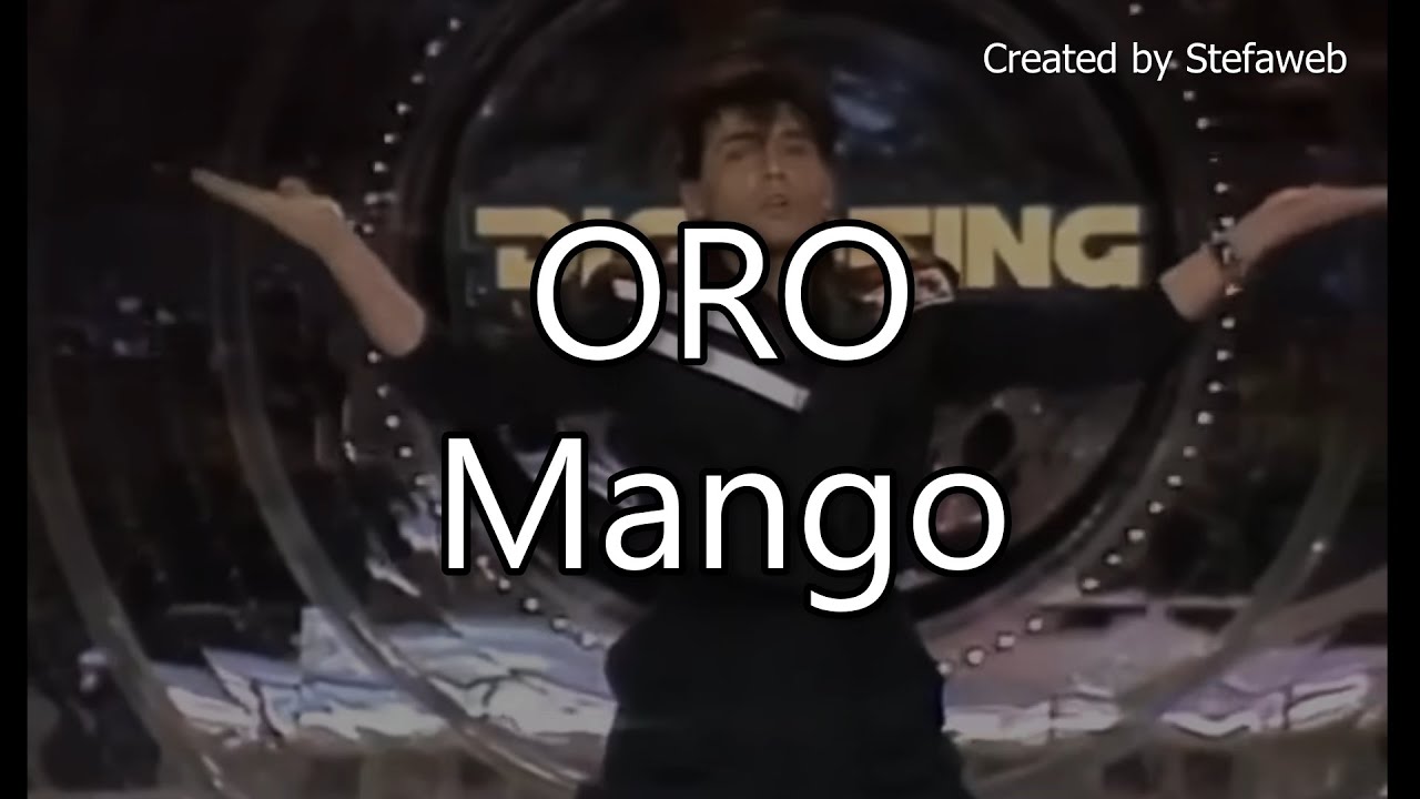 Mango - Oro (Karaoke Originale + cori)
