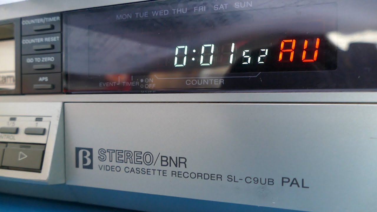 Fixing the display on a Sony SL-C9 Betamax video recorder (DC-DC converter repair)