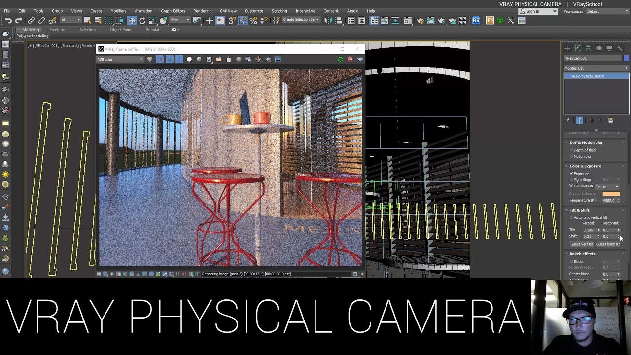 VRay Physical Camera - Auto Exposure and Auto White Balance