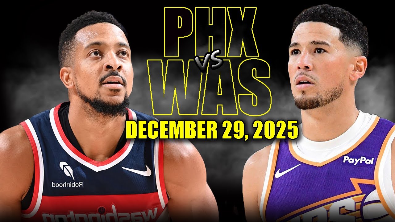 Phoenix Suns vs Washington Wizards Full Game Highlights – December 29, 2025 | NBA Season