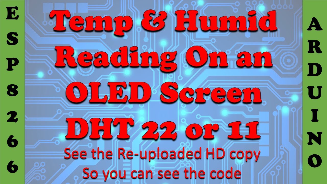 How to GeekCreit Basic Temp & Humidity Readings - See the Re Up Loaded Video