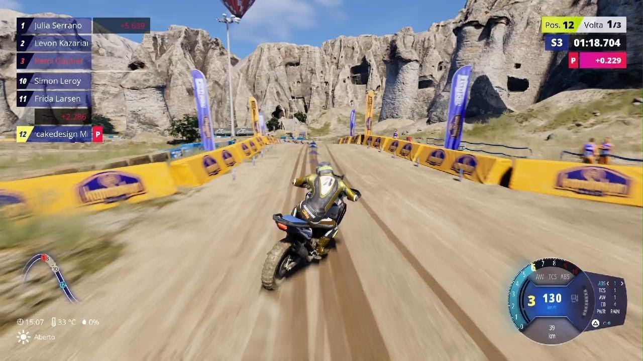RIDE 6 Gameplay PS5 | Africa Twin Off-Road (Controls at 1)