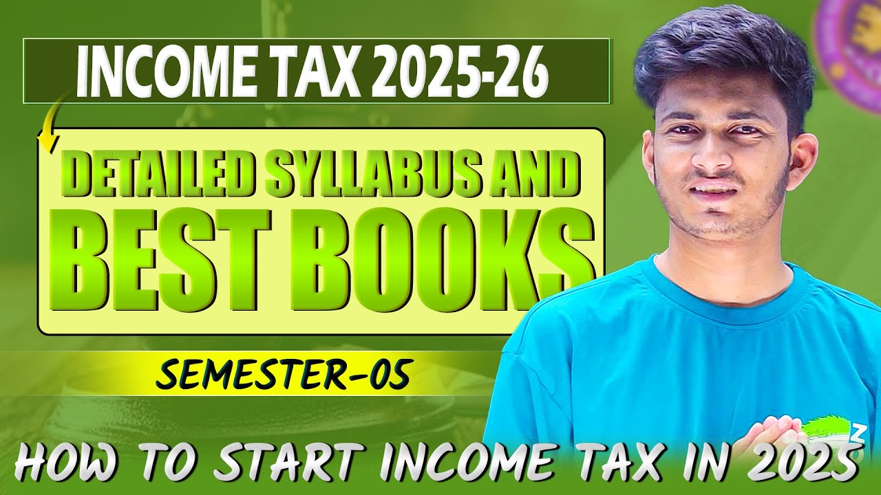 Income Tax Sem 5 Syllabus & Best Books 2025 | B.Com Prog & Hons | DU | SOL | NCWEB