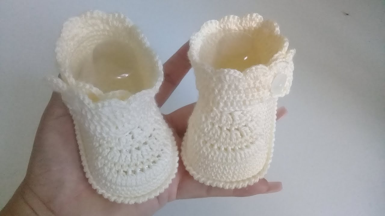 Botitas tejidas a crochet - todas las tallas - Ganchillo