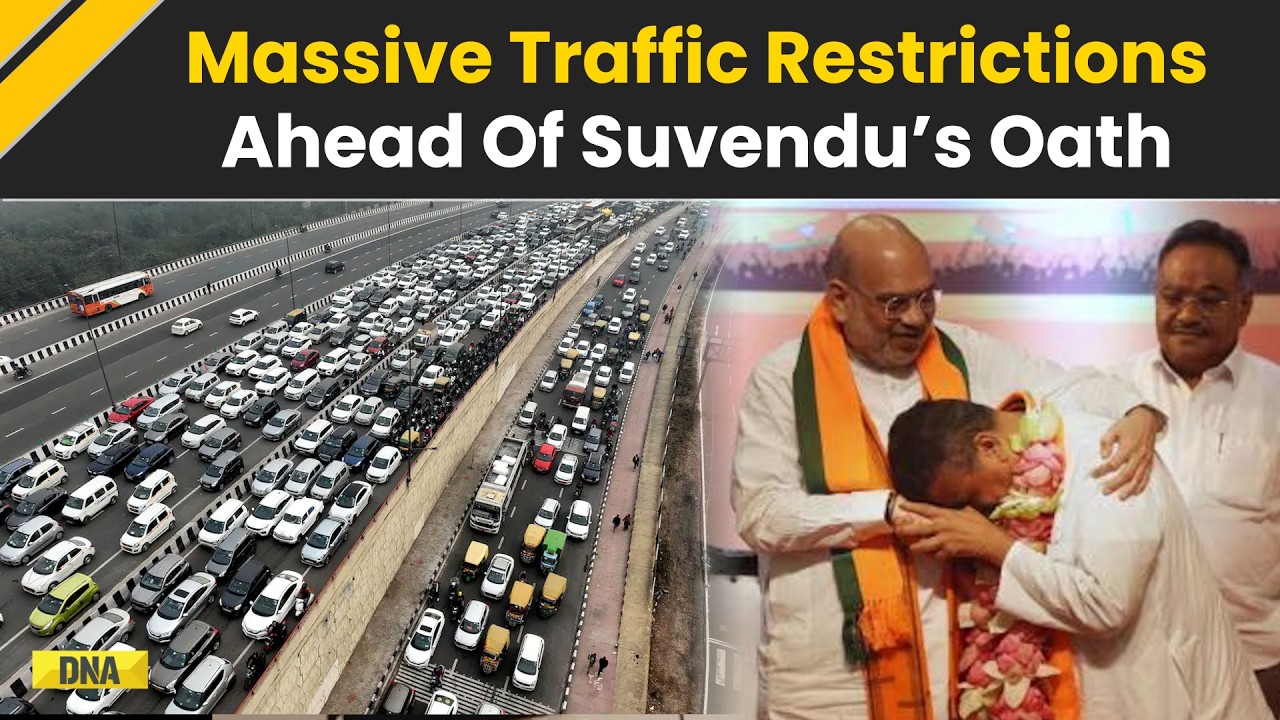 Bengal Election News: Traffic Curbs Across Kolkata Ahead Of Suvendu Adhikari's Oath-Taking Ceremony