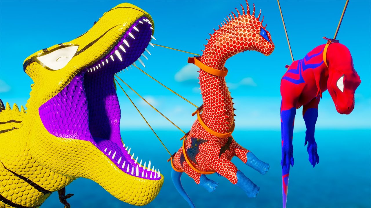 All SuperHero Dinosaurs vs Tarbosaurus - Epic Battle in JWE 3 Dinosaur Pro 9 Ultimate Team