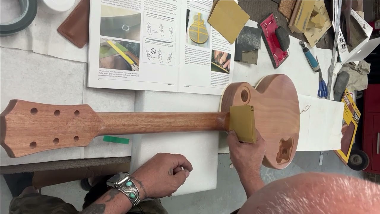 Stewmac Les Paul build kit part 4