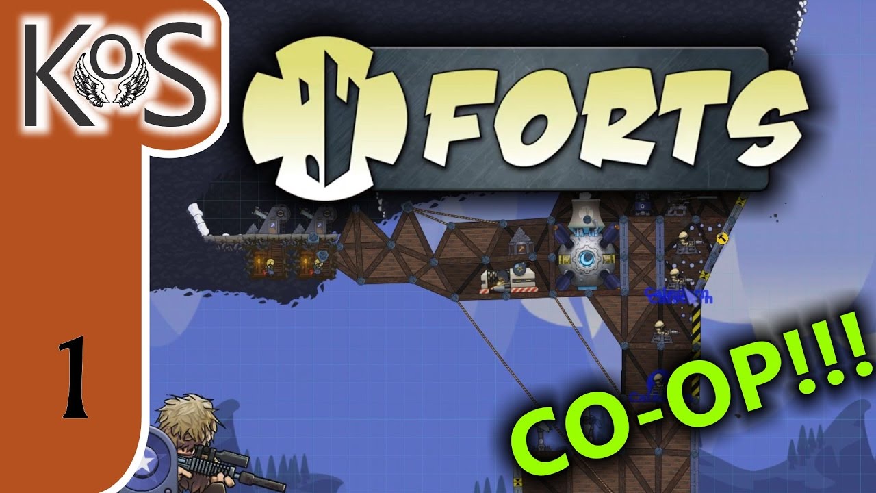 Forts MP! Ep 1: Vanilla+ Hangtime - CO-OP Multiplayer - Let's Play, RTS, Gameplay