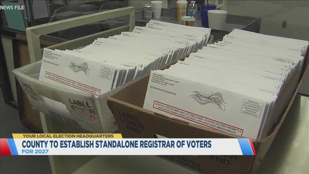 County to establish standalone registrar of voters for 2027